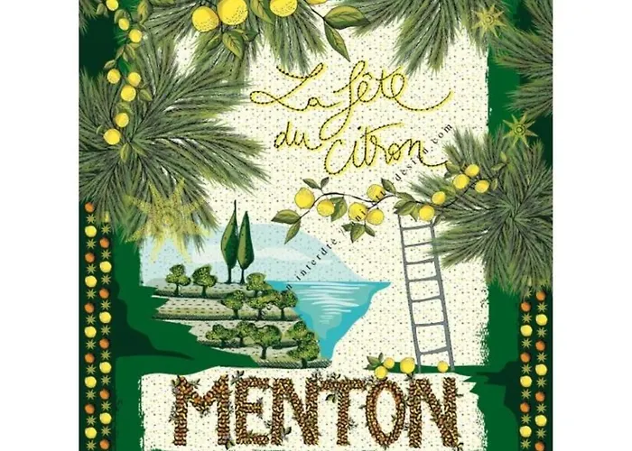 2pcs A 100 M De La Au Calme Apartment Menton